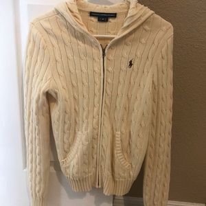 Ralph Lauren zip up hooded sweater